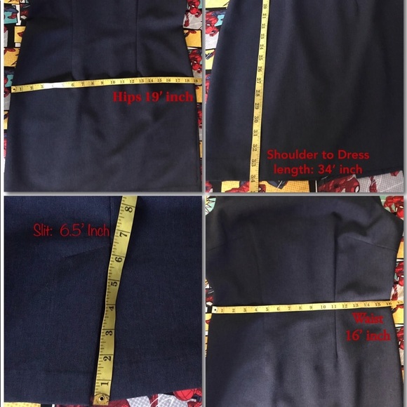 Lois Snyder Dani Short Blue Dress Size 10P - Picture 8 of 8